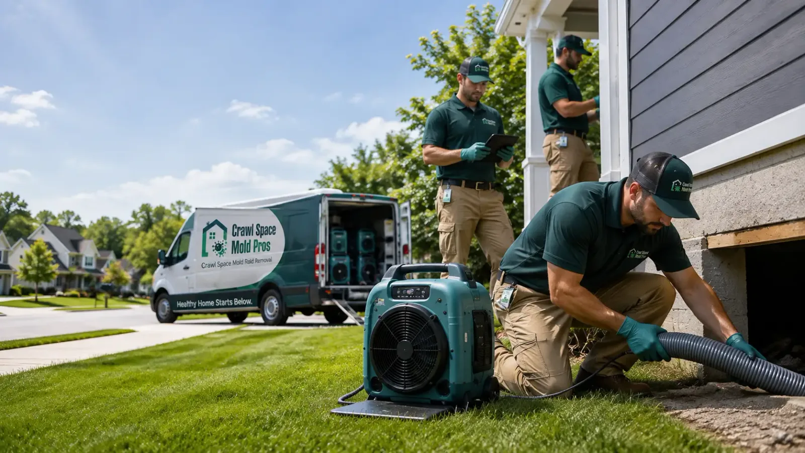 Crawl Space Mold Removal in Teterboro, NJ